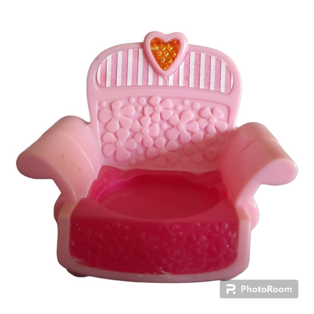 Hasbro McDonalds Happy Meal Toy 2007 Pink Plastic Arm Chair